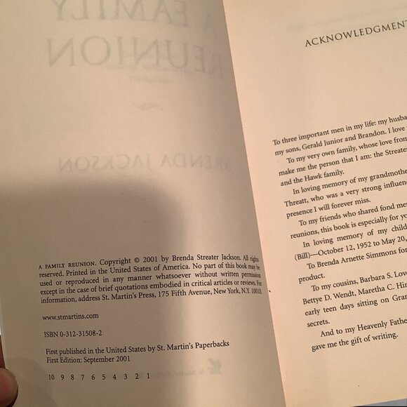 A Family Reunion By Brenda Jackson 2001 - Picture 9 of 9